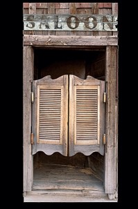 saloon doors