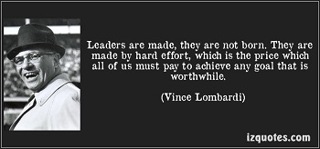 Vince Lombardo quote leadership