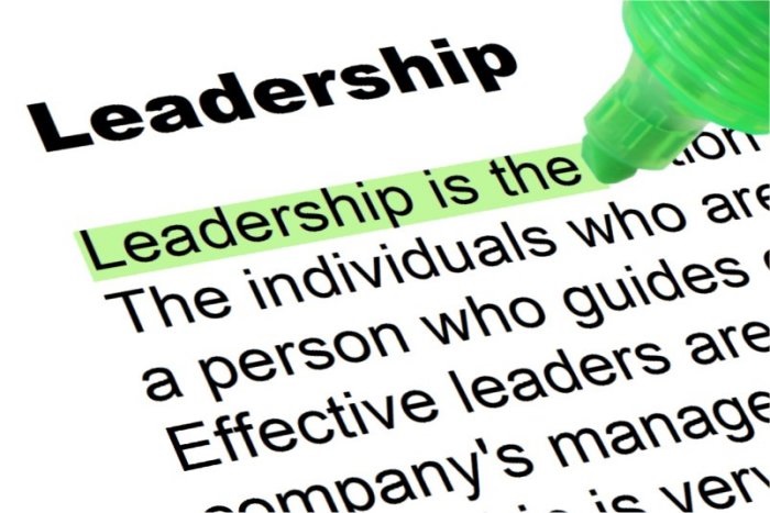 leadership is...